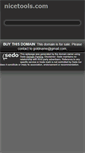 Mobile Screenshot of nicetools.com